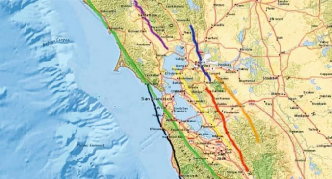 旧金山|  湾区7大地震断层位置大解析！你家在断层附近吗？