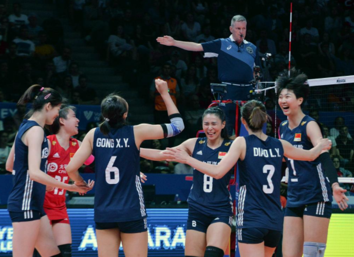 中国女排力克意大利队 收获世联赛三连胜！