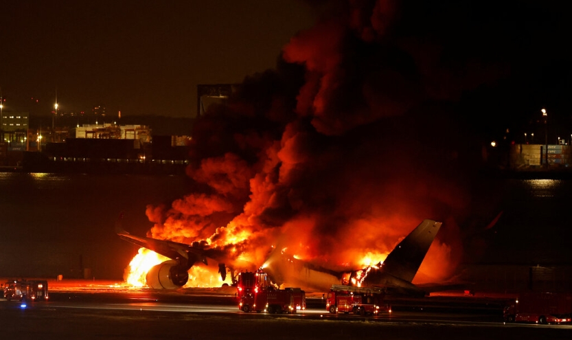 日本将就羽田机场两机相撞事故展开正式调查！